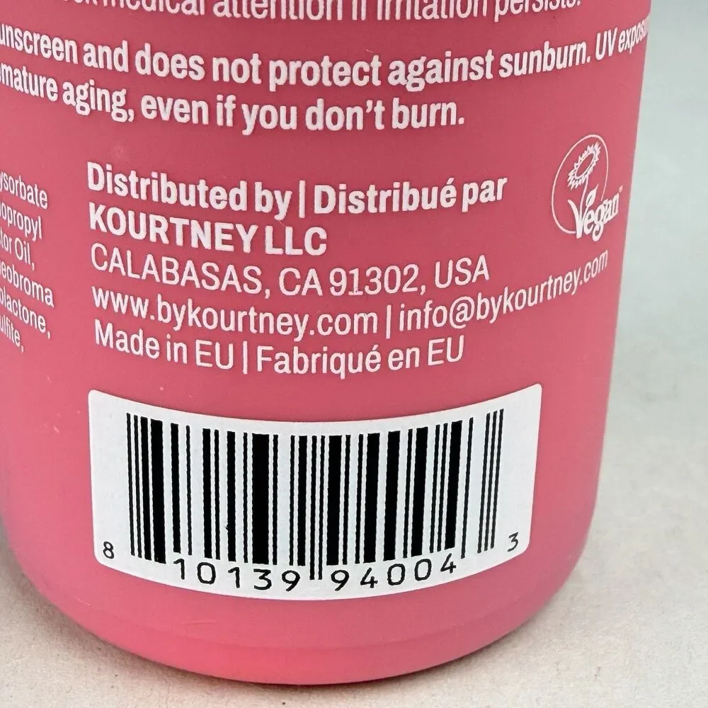 Kourtney self tan